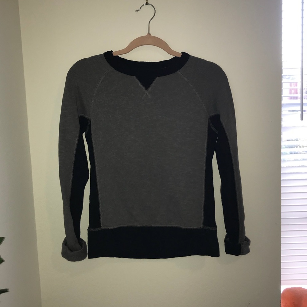 Rag + Bone Black/Grey Sweatshirt